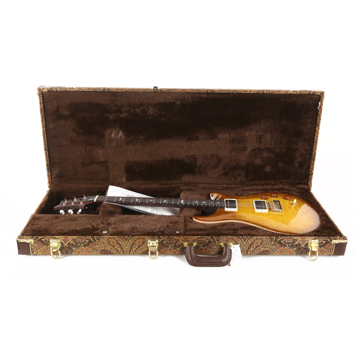 PRS DGT Wood Library 1-Piece Quilt Maple with East Indian Rosewood Neck Brazilian Rosewood Fretboard Livingston Lemon Drop — 8