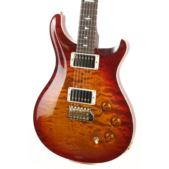 PRS DGT Wood Library 10-Top Quilt Maple with East Indian Rosewood Neck Brazilian Rosewood Fretboard Dark Cherry Sunburst
