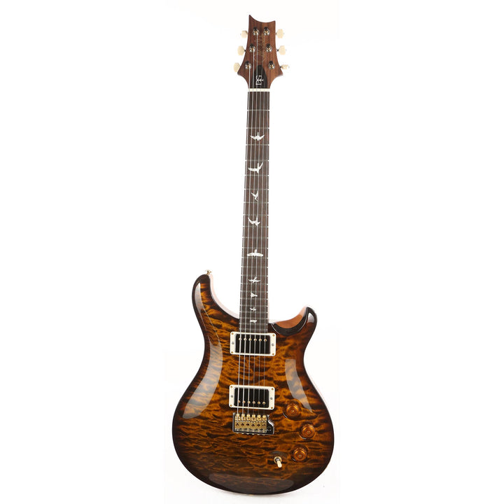PRS DGT Wood Library 10-Top Quilt Maple with East Indian Rosewood Neck Brazilian Rosewood Fretboard Yellow Tiger
