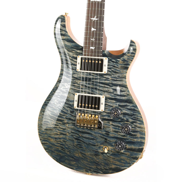 PRS DGT Wood Library 10-Top Quilt Maple with East Indian Rosewood Neck Brazilian Rosewood Fretboard Faded Whale Blue