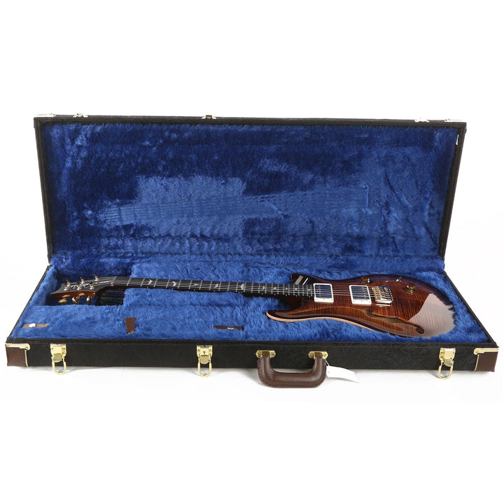 PRS Custom 24 Semi-Hollow Wood Library 10-Top Quilt Maple and Figured Mahogany Neck Copperhead Burst 2021