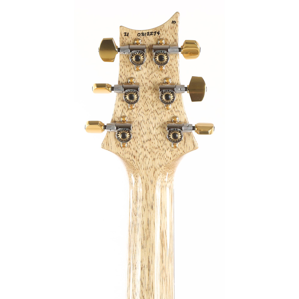 PRS Custom 24 Semi-Hollow Wood Library 10-Top Flame Maple and Korina Faded Whale Blue Smokeburst — 5