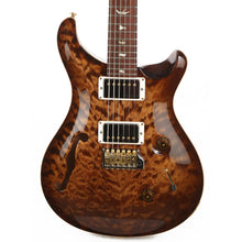 PRS Custom 24 Semi-Hollow Wood Library 10-Top Quilt Maple with Figured Mahogany Body Copperhead Burst