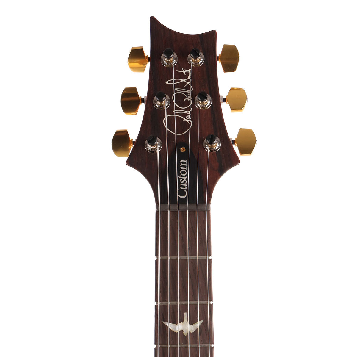 PRS Custom 24 Semi-Hollow Wood Library 10-Top Flame Maple with Figured Mahogany Body Violet Smokeburst — 4