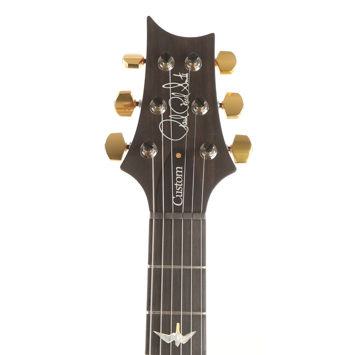 PRS Custom 24 Semi-Hollow Wood Library 10-Top Quilt Maple with Figured Mahogany Body Dark Cherry Sunburst