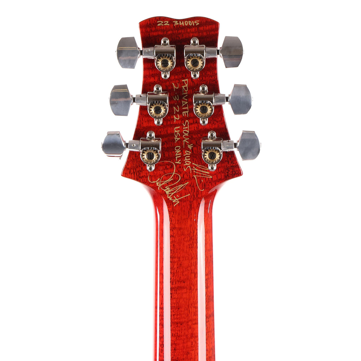PRS Private Stock Santana Page 20 Burst Brazilian Rosewood Fretboard — 5