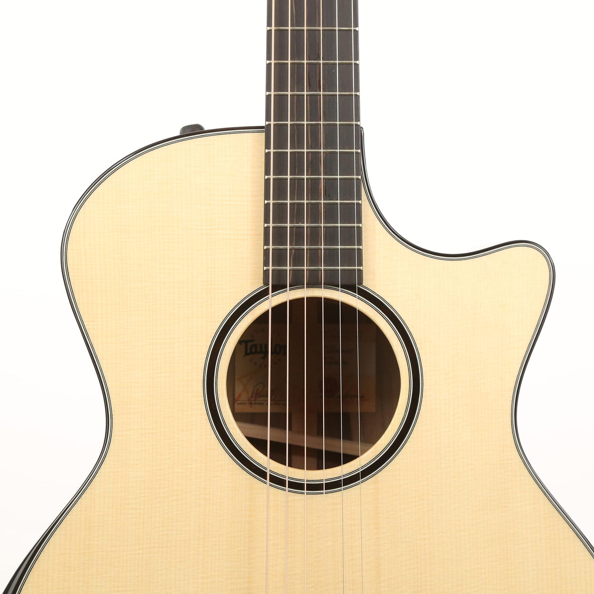 Taylor Custom Shop Grand Auditorium Blackheart Sassafras and Lutz Spruce Limited Edition 2021 — 7