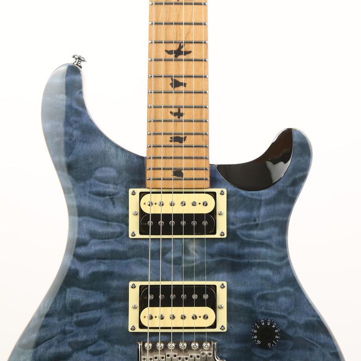 PRS SE Custom 24 Roasted Maple Limited Edition Whale Blue