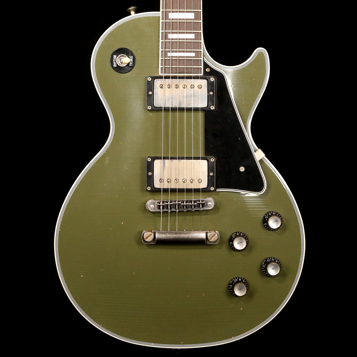 Gibson Custom Shop Les Paul Custom Olive Green Made 2 Measure 2017 — 1