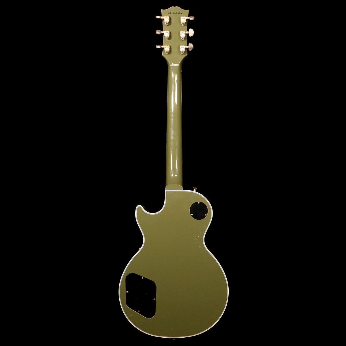 Gibson Custom Shop Les Paul Custom Olive Green Made 2 Measure 2017 — 3