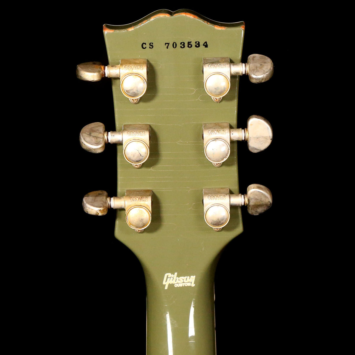Gibson Custom Shop Les Paul Custom Olive Green Made 2 Measure 2017 — 5