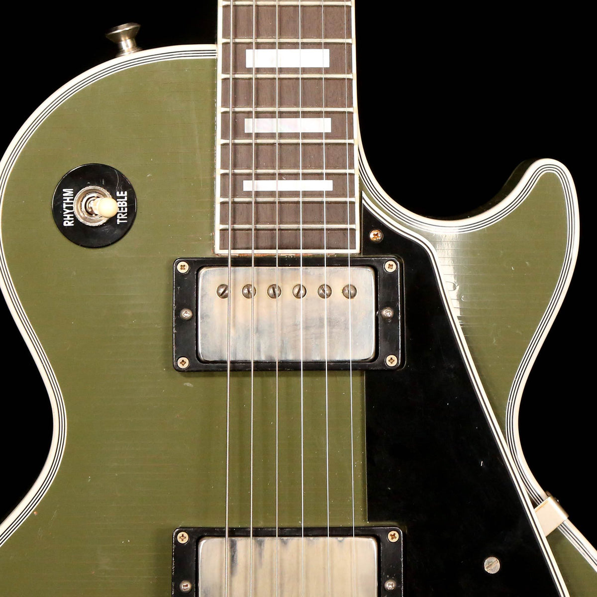 Gibson Custom Shop Les Paul Custom Olive Green Made 2 Measure 2017 — 6
