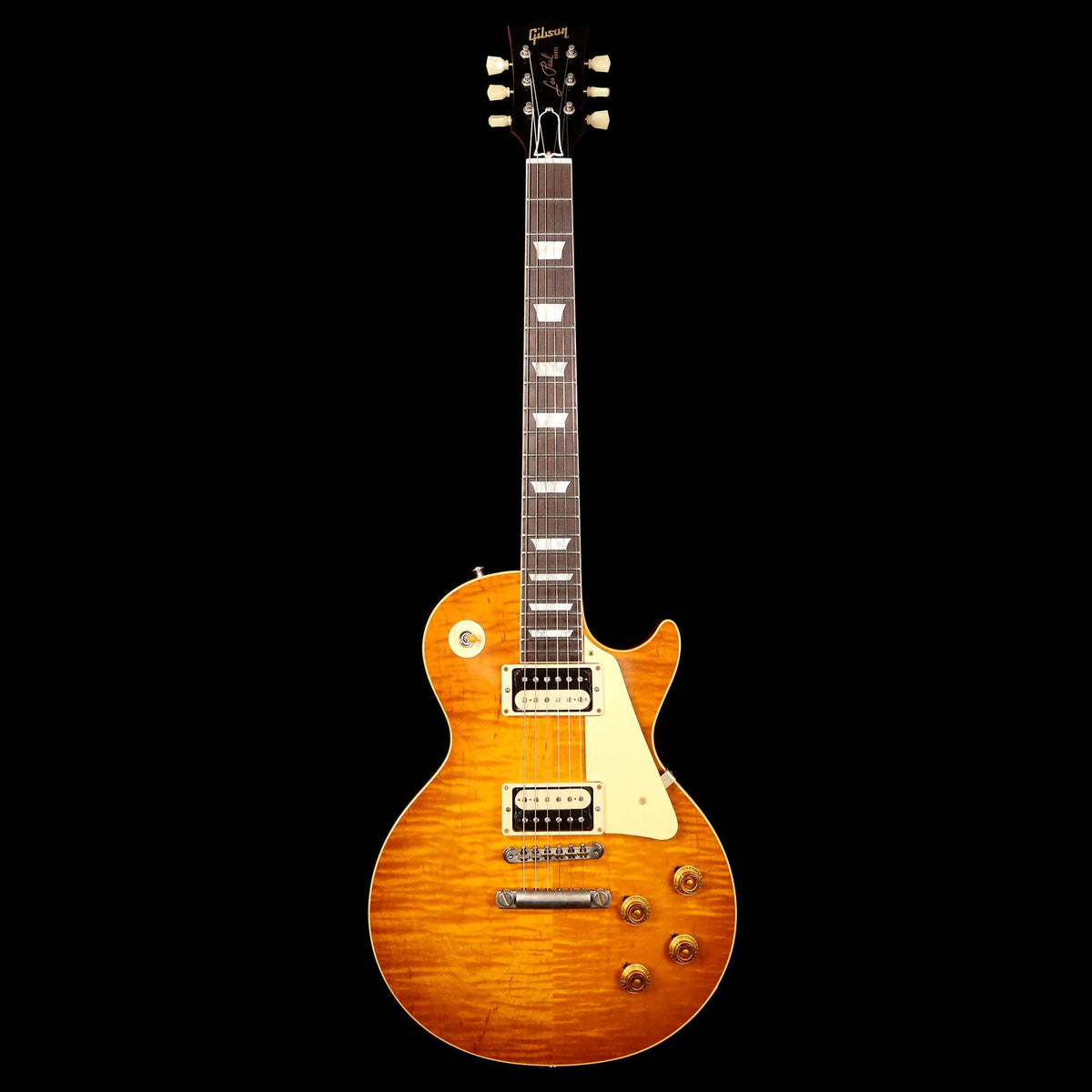 Gibson Custom Shop 1959 Les Paul Reissue Brazilian Rosewood Fretboard Double Dirty Lemon — 2