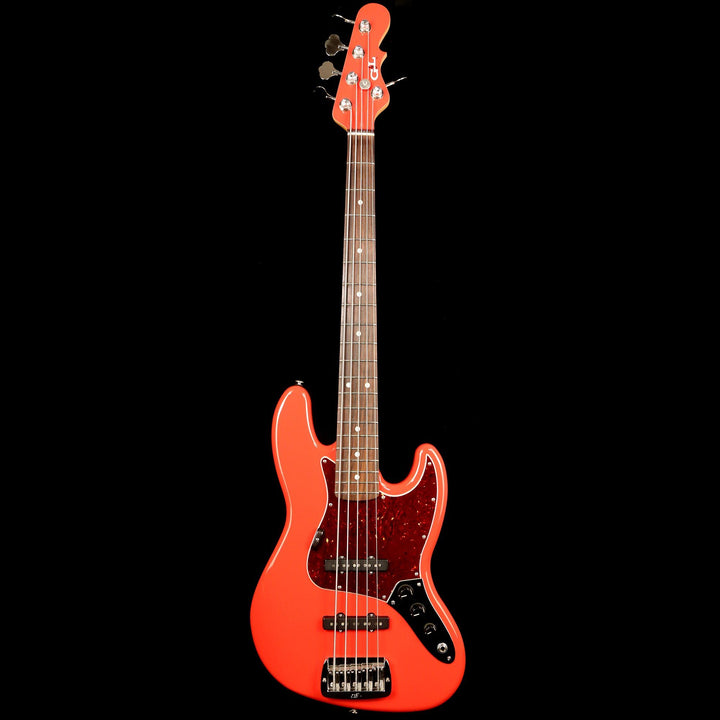 G&L JB-5 5-String Bass Fiesta Red 2017