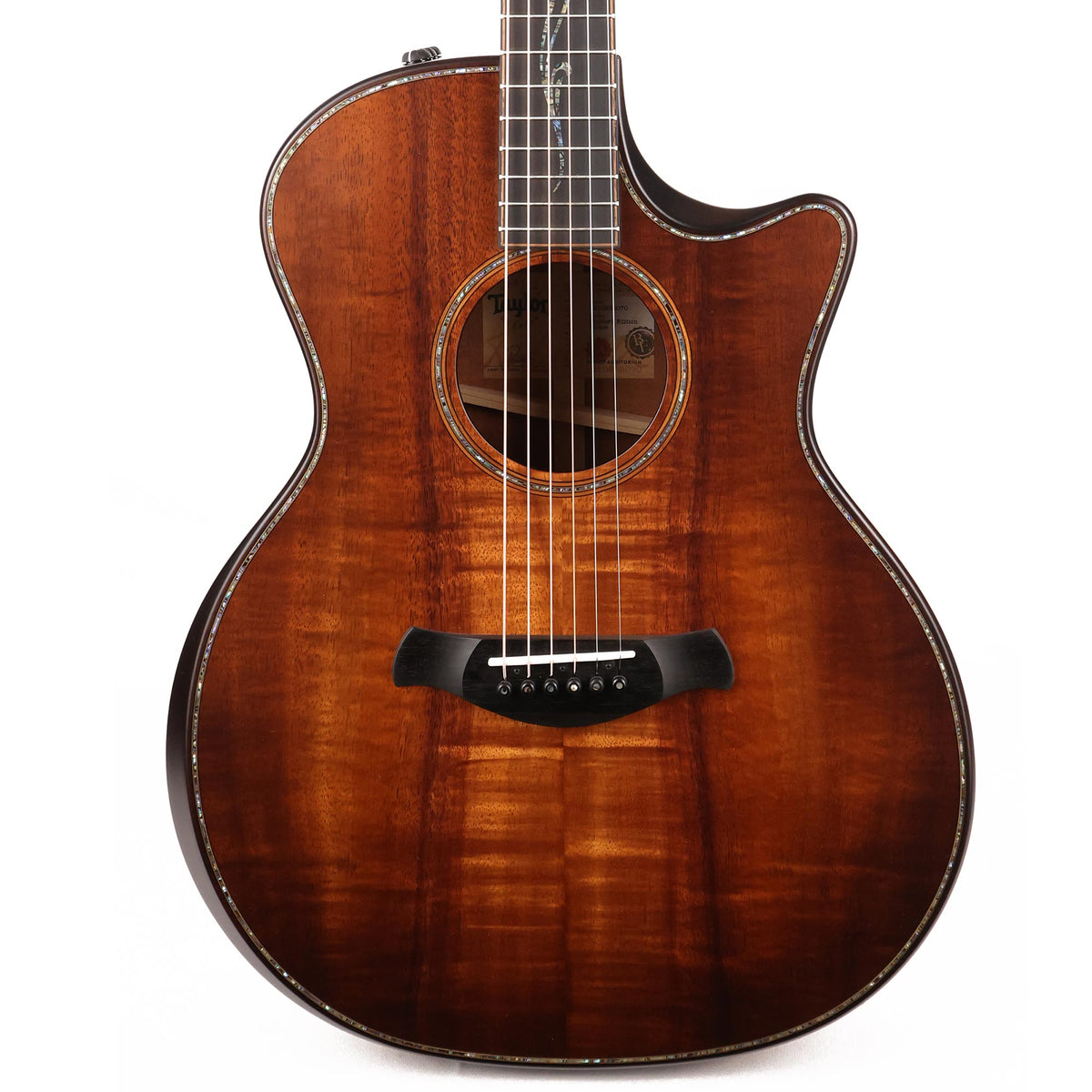 Taylor K24ce Koa Builder's Edition V-Class Bracing Acoustic-Electric Kona Burst — 1