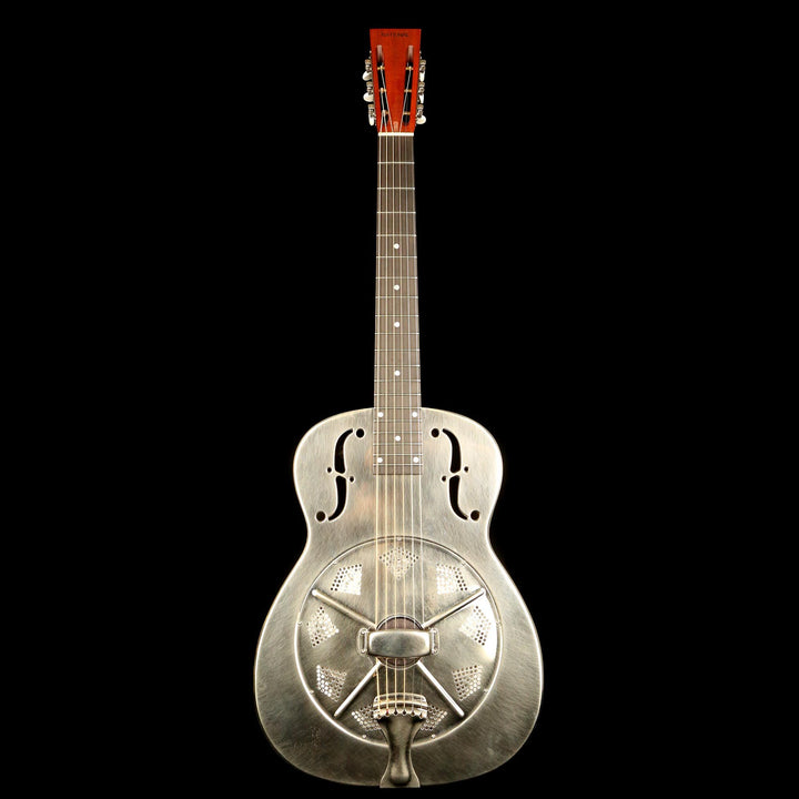 National NRP 14-Fret Resonator Brushed Steel