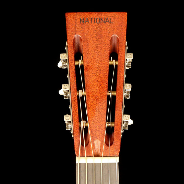 National NRP 14-Fret Resonator Brushed Steel