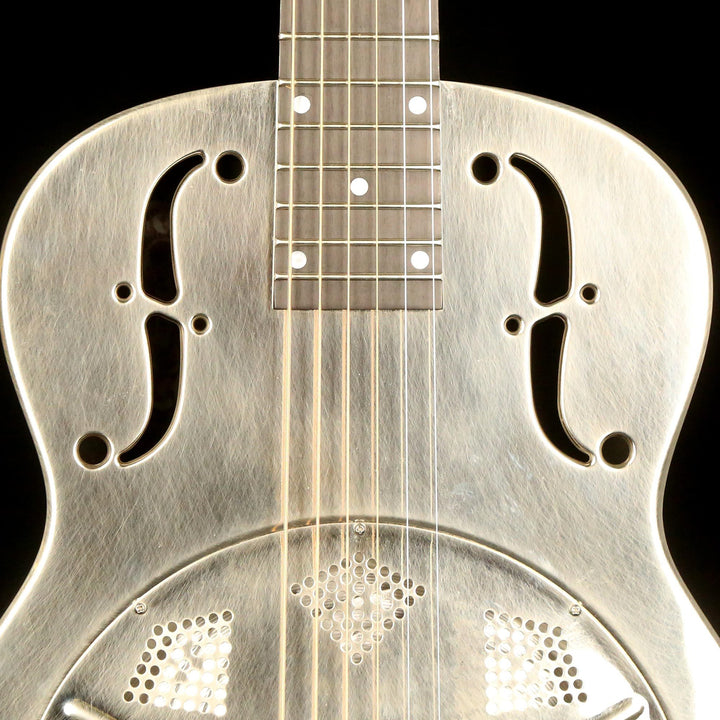 National NRP 14-Fret Resonator Brushed Steel