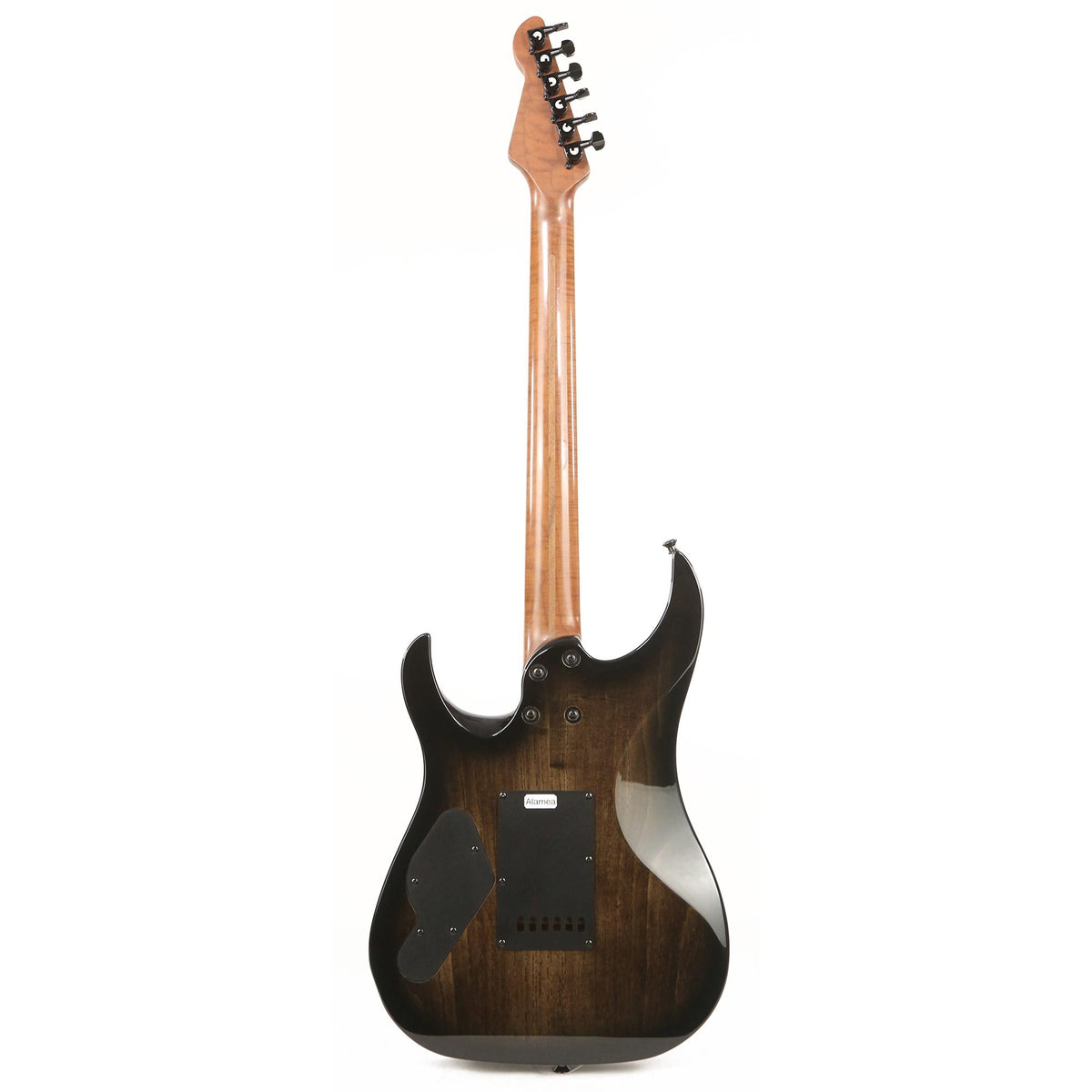 LSL “Alamea” XT4 Deluxe 1-Piece Burl Top Trans Forest Green Burst — 3
