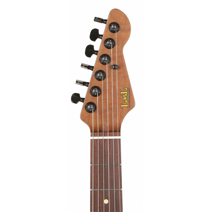 LSL “Alamea” XT4 Deluxe 1-Piece Burl Top Trans Forest Green Burst