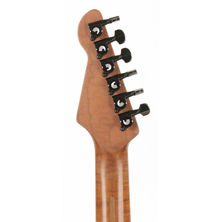 LSL “Alamea” XT4 Deluxe 1-Piece Burl Top Trans Forest Green Burst