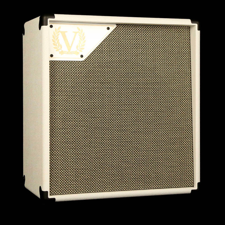 Victory V112-V 1x12 Guitar Cabinet White with Salt and Pepper Grill
