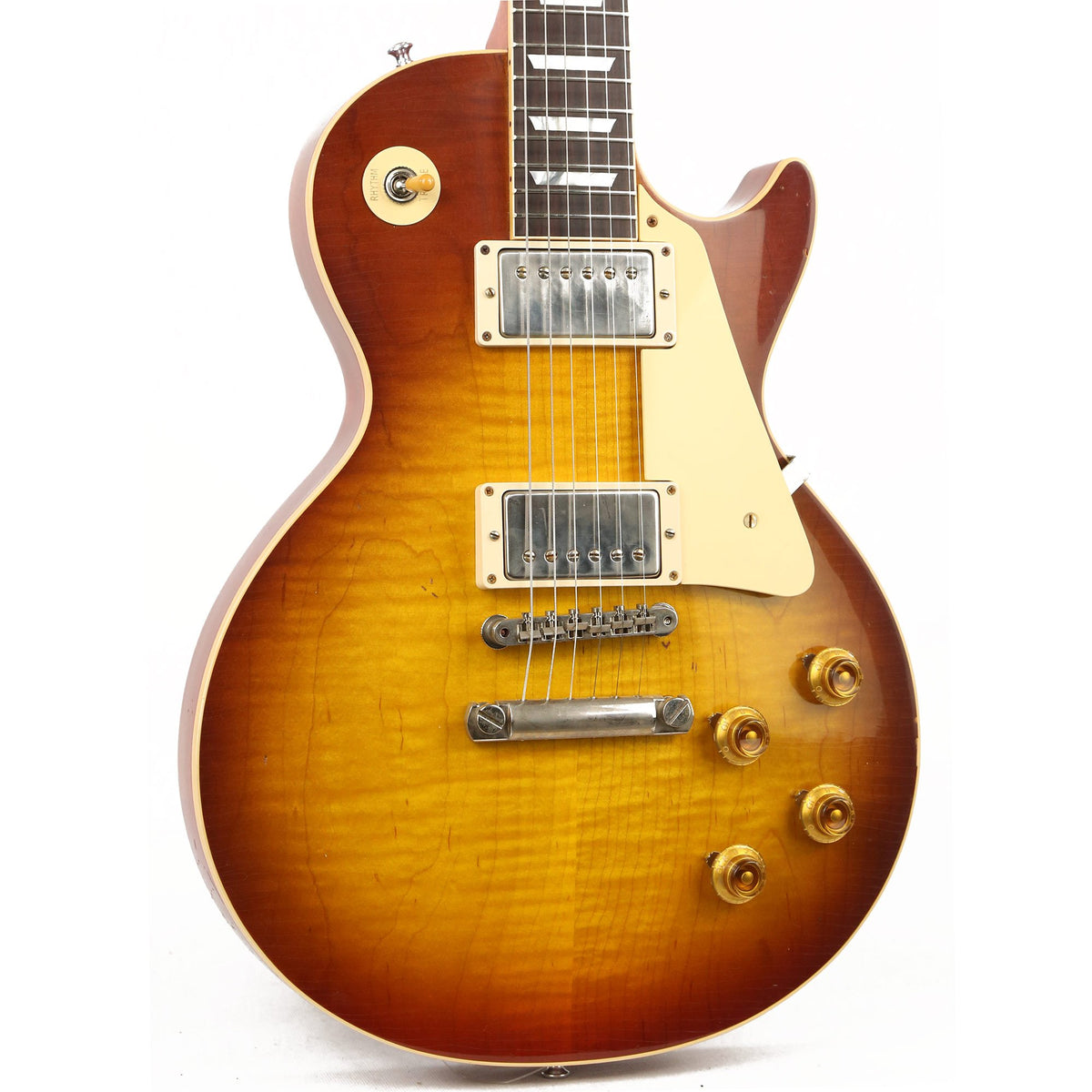 Gibson Custom Shop 1958 Les Paul Standard Reissue Aged Cherry Teaburst — 6