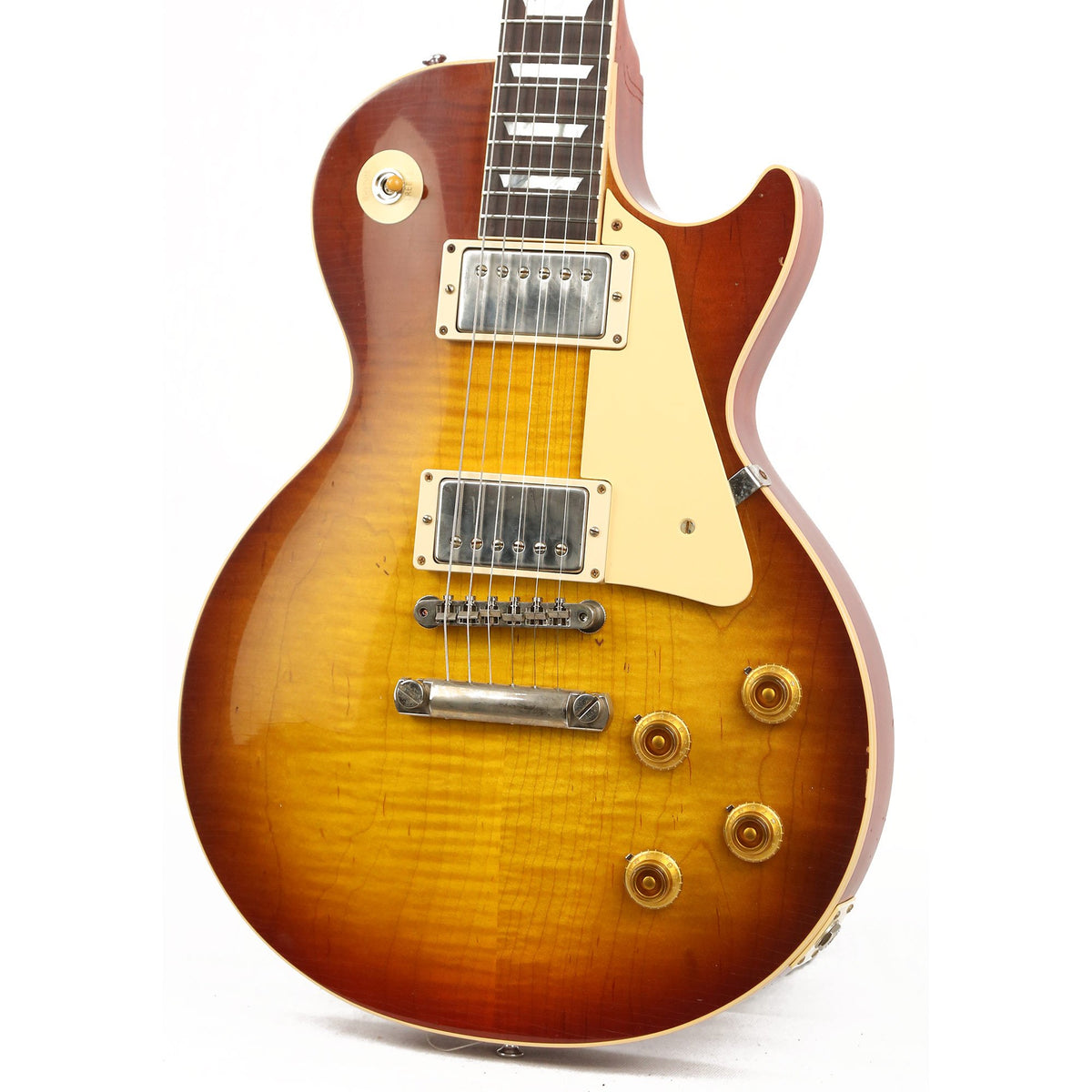Gibson Custom Shop 1958 Les Paul Standard Reissue Aged Cherry Teaburst — 7