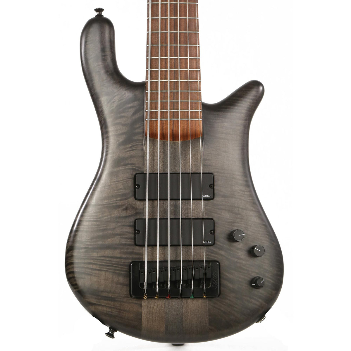 Spector Forte 6-String Bass Trans Black Stain — 1