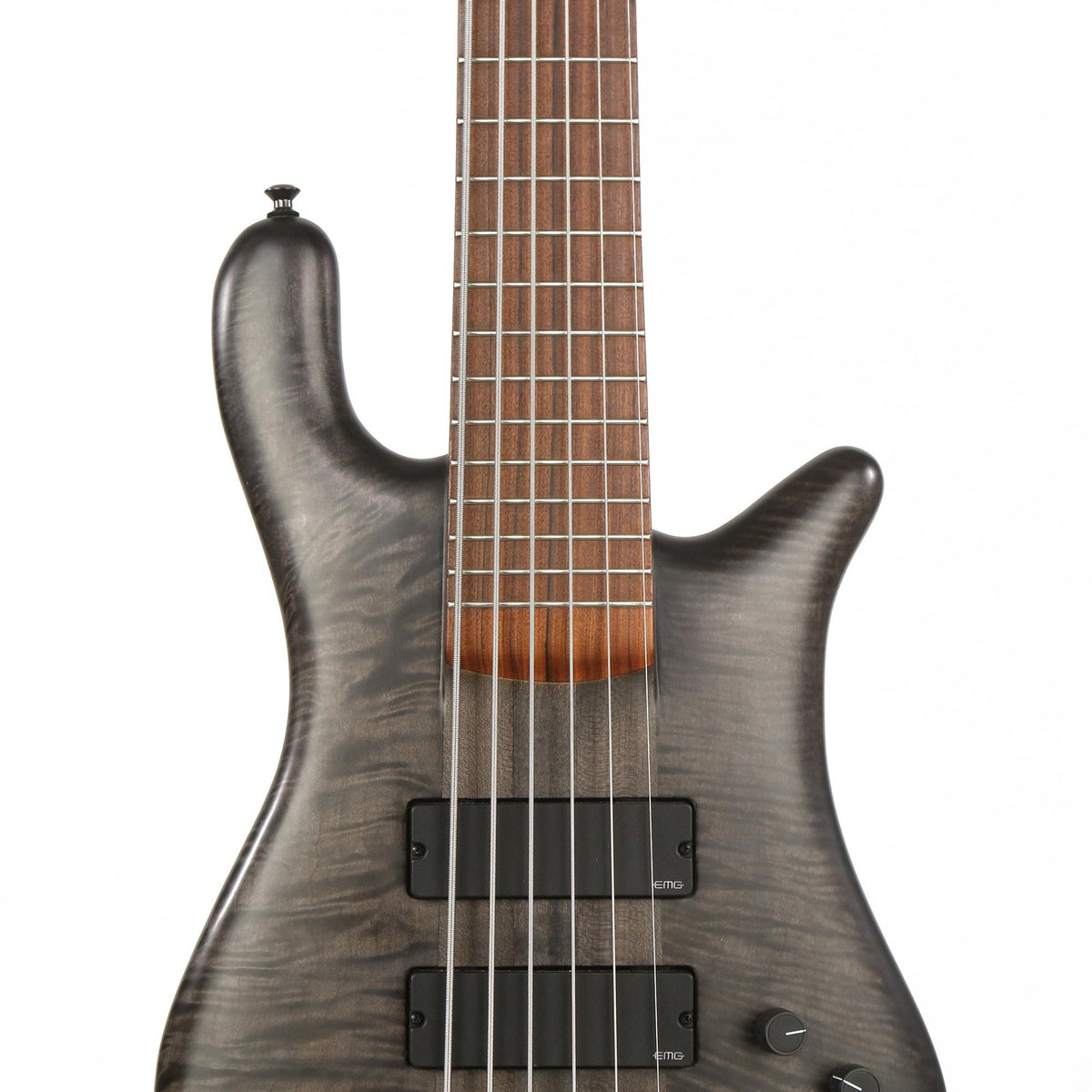 Spector Forte 6-String Bass Trans Black Stain — 7