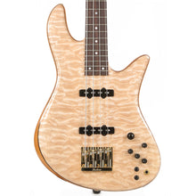Fodera Emperor 4-String Bass 5A Quilt Maple Top Natural 2017
