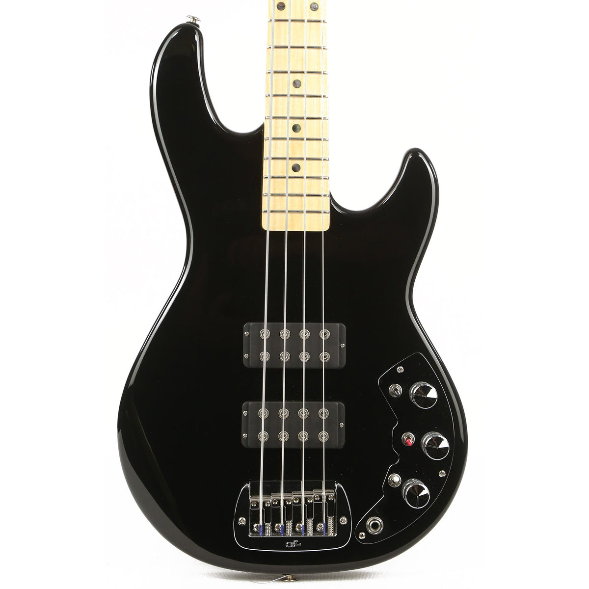 G&L USA CLF Research L-2000 Bass Jet Black — 1