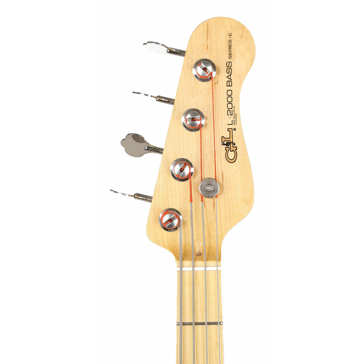 G&L USA CLF Research L-2000 Bass Jet Black — 4
