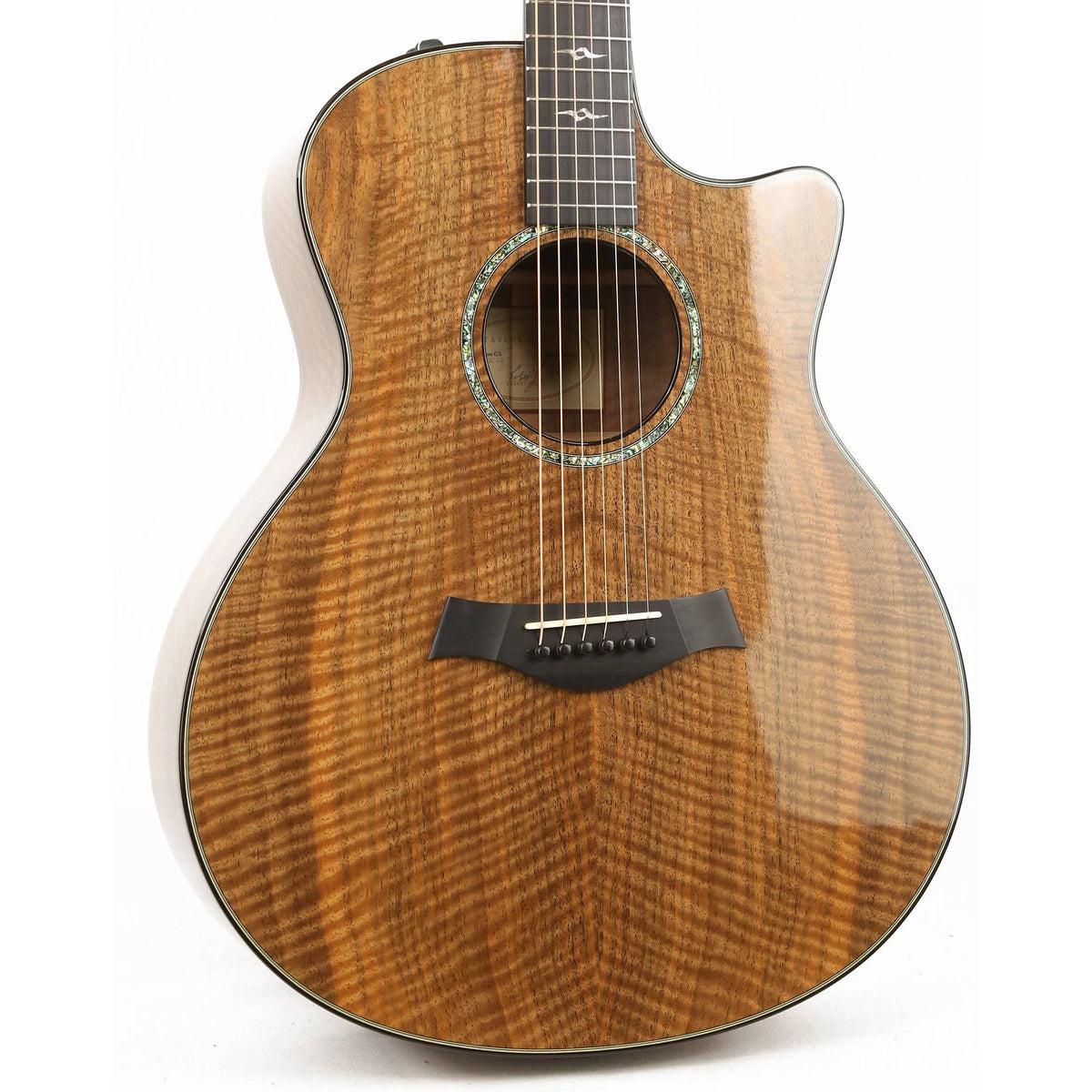 Taylor Custom Shop Grand Symphony Figured Walnut Acoustic-Electric 2008 — 6