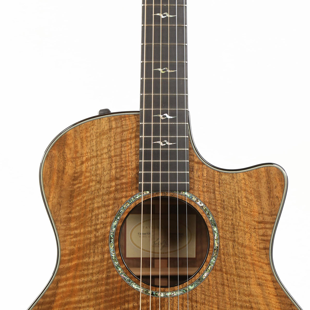 Taylor Custom Shop Grand Symphony Figured Walnut Acoustic-Electric 2008 — 7