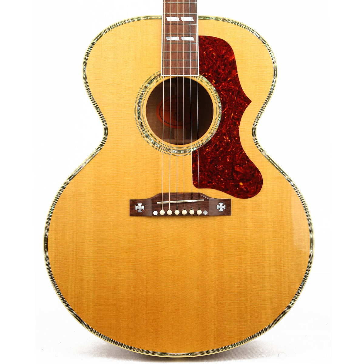 Gibson J-185 Koa Acoustic-Electric Natural 2001 — 1