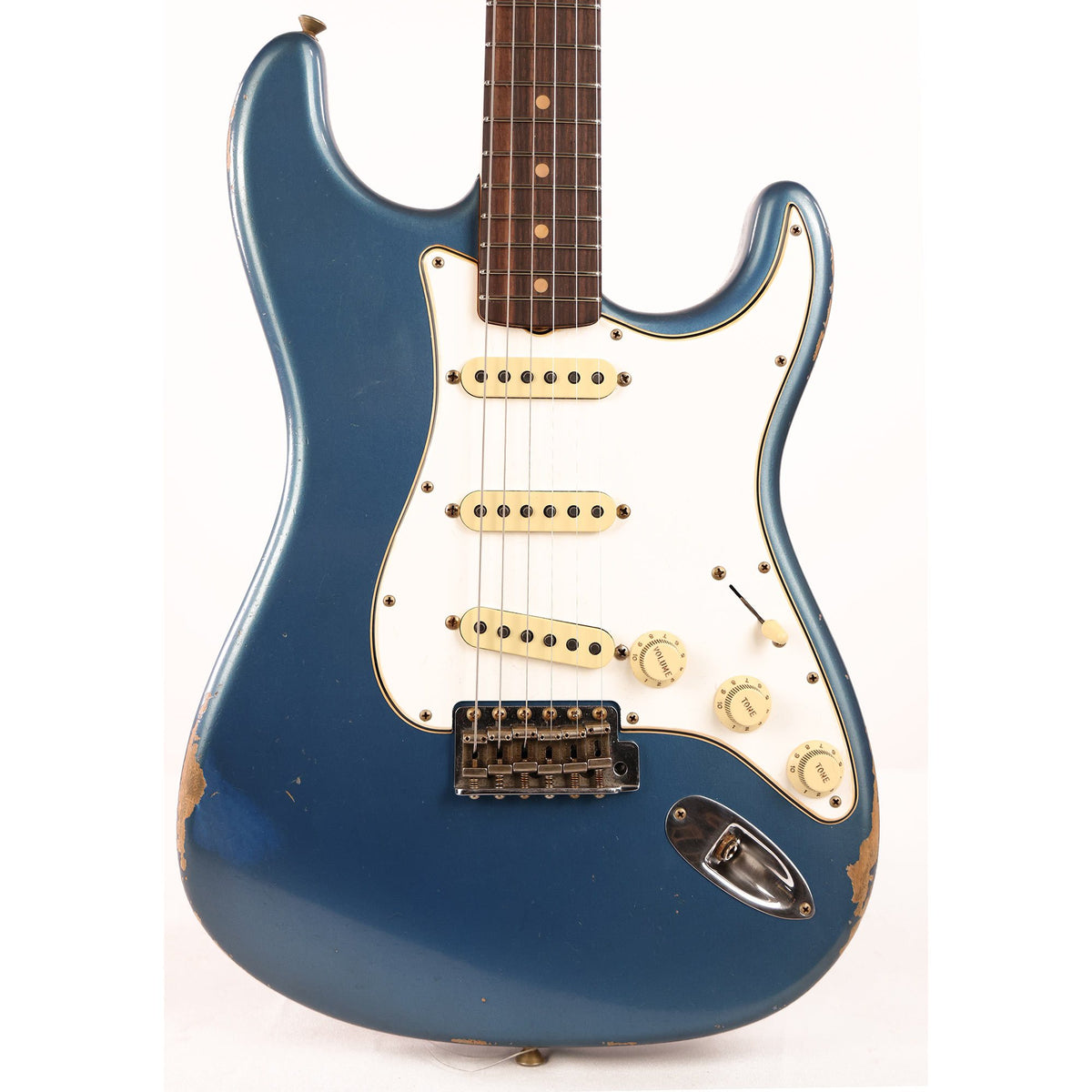 Fender Custom Shop 1963 Stratocaster Relic Dark Lake Placid Blue Todd Krause 2021 — 1