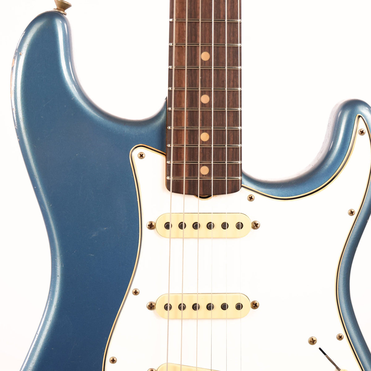 Fender Custom Shop 1963 Stratocaster Relic Dark Lake Placid Blue Todd Krause 2021 — 6