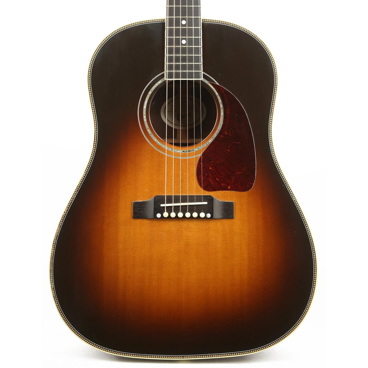 Gibson J-45 Custom Acoustic-Electric Vintage Sunburst 2010 — 1
