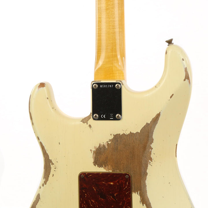 Fender Custom Shop NoNeck 1960 Stratocaster Music Zoo Exclusive Heavy Relic Aged Vintage White