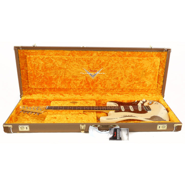 Fender Custom Shop NoNeck 1960 Stratocaster Music Zoo Exclusive Heavy Relic Aged Vintage White