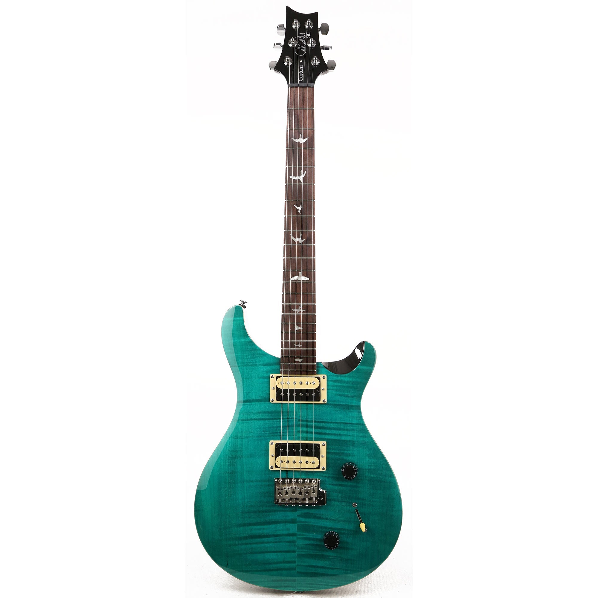PRS SE Custom 22 Sapphire with Black Back | The Music Zoo