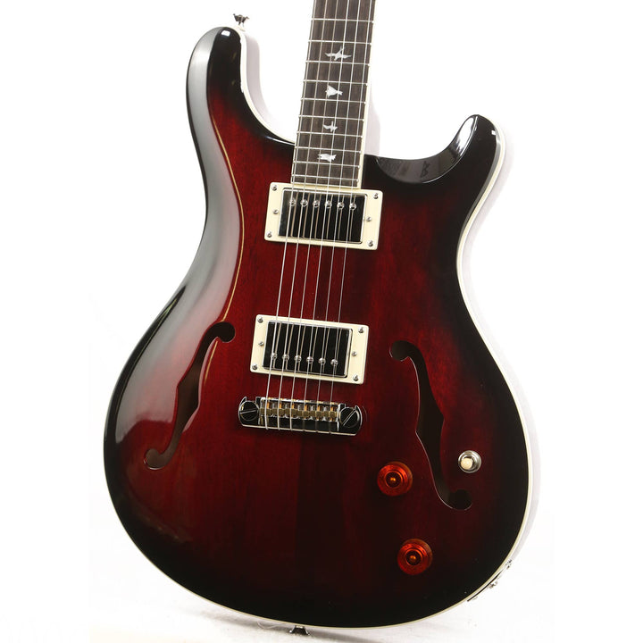 PRS SE Hollowbody Standard Fire Red Burst Used
