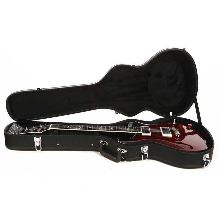 PRS SE Hollowbody Standard Fire Red Burst Used