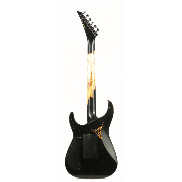 Jackson Custom Shop Nitro Aged SL2H-V Soloist Black over 3 Tone Sunburst