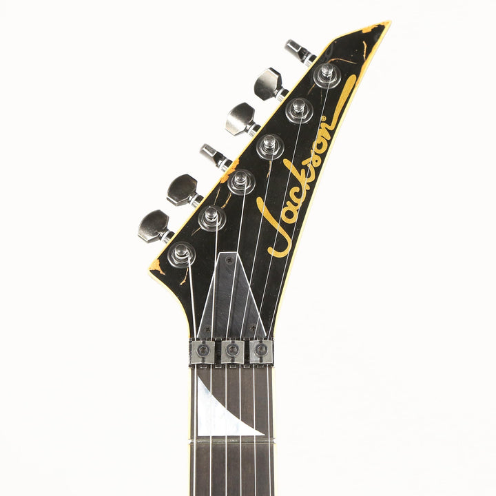 Jackson Custom Shop Nitro Aged SL2H-V Soloist Black over 3 Tone Sunburst