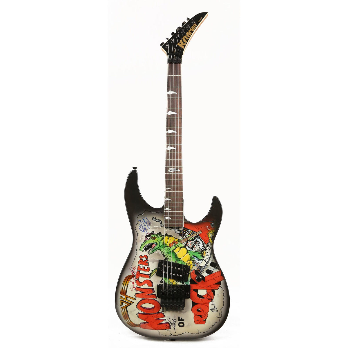 Kramer Baretta II Monsters of Rock Signed by Van Halen 1988 — 2