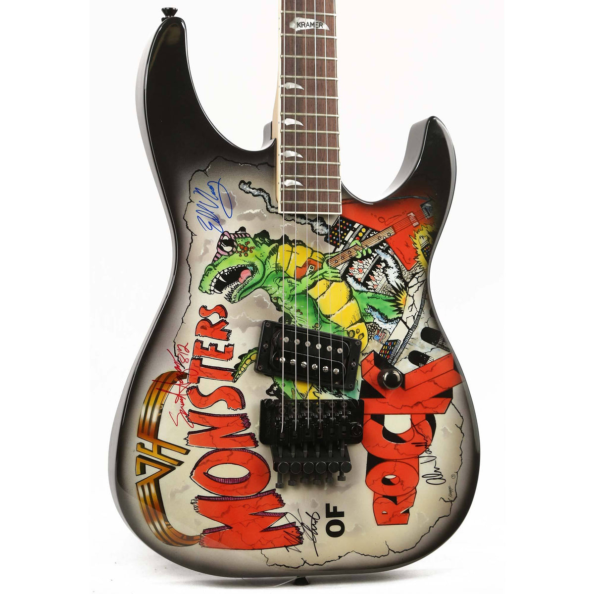 Kramer Baretta II Monsters of Rock Signed by Van Halen 1988 — 7
