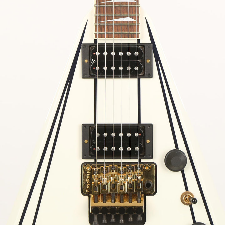 GJ2 Concorde 5 White with Black Pinstripes