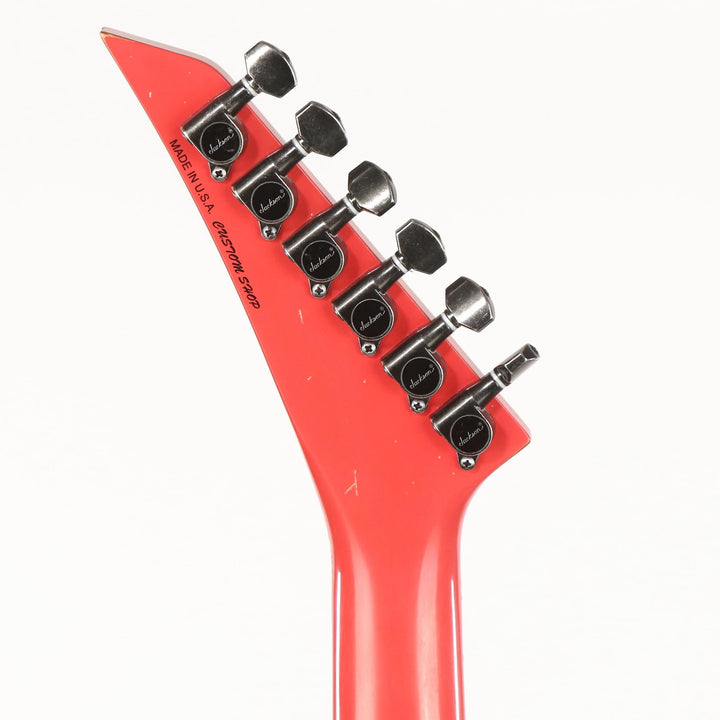 Jackson Custom Shop King V Nitro Aged Fiesta Red Music Zoo Exclusive